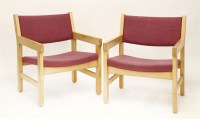 Lot 517 - A pair of armchairs