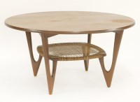 Lot 300 - A Danish teak circular coffee table