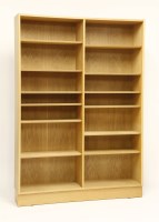 Lot 520 - A Danish oak open bookcase