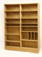 Lot 682 - A Danish oak open bookcase