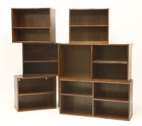 Lot 536 - A suite of mahogany wall shelves