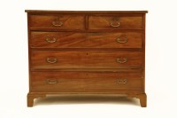 Lot 715 - An early 19th century chest of drawers