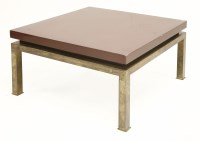 Lot 552 - A lacquered coffee table