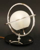 Lot 230 - An Art Deco astrological table lamp