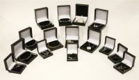 Lot 1575 - A collection of silver jewellery