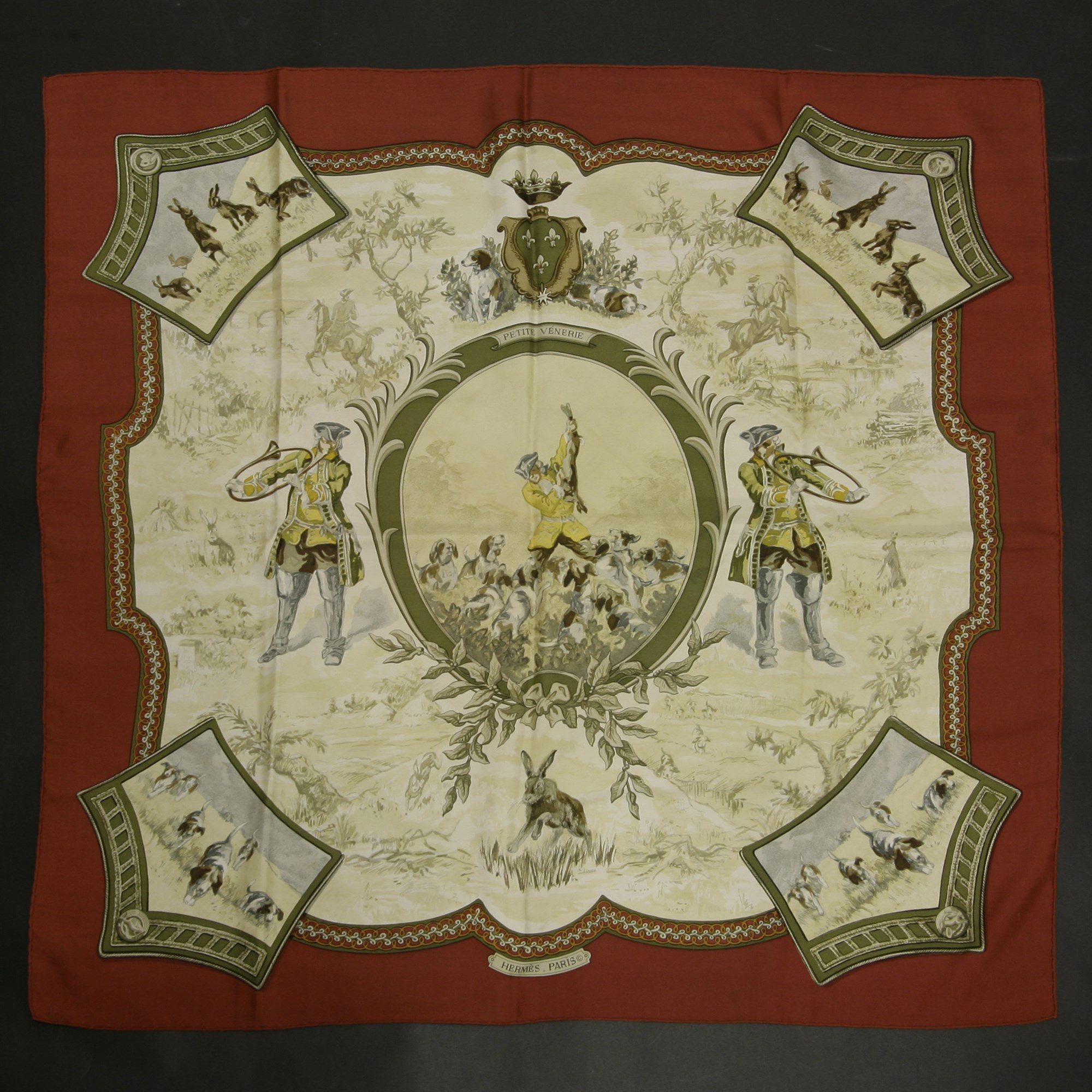 Lot 1476 A vintage Hermès silk scarf