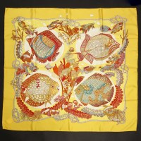 Lot 1477 - An Hermès silk scarf