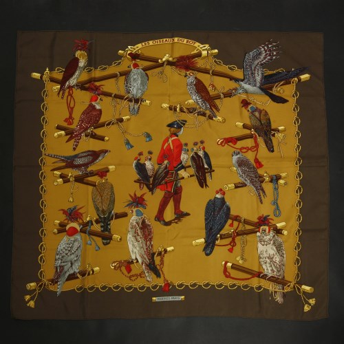 Lot 1485 - An Hermès silk scarf
