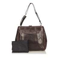 Lot 1147 - An Yves Saint Laurent 'Mombasa' leather shoulder bag