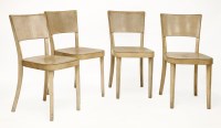 Lot 103 - Four Thonet bentwood and plywood chairs