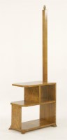Lot 171 - An Art Deco walnut standard lamp table