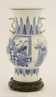 Lot 37 - A Chinese blue and white vase