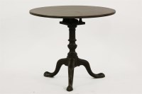 Lot 451 - A mahogany Birdcage tripod table