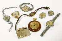 Lot 51 - A collection of assorted watches to include an 18ct gold ladies Futura mechanical strap watch (Swiss hallmarks)