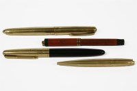 Lot 101 - A Parker 51 Signet in rolled gold