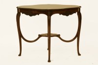 Lot 641 - A late Victorian mahogany centre table