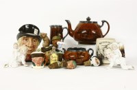 Lot 222 - A collection of ceramics to include Royal Doulton character jugs