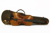 Lot 325 - A violin