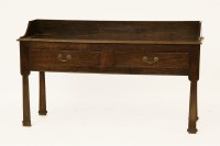 Lot 503 - An 18th century oak dresser base