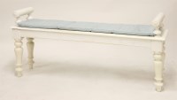 Lot 649 - A painted window seat