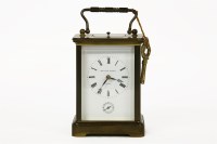 Lot 145 - Matthew Norman brass carriage clock