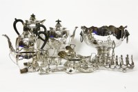 Lot 206 - A collection of silver plate