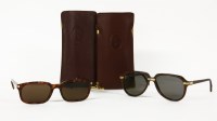 Lot 1526 - A pair of Cartier sunglasses