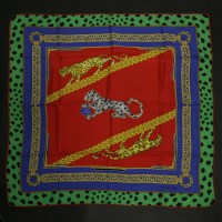Lot 1488 - A Must de Cartier silk scarf