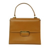 Lot 1124 - An Yves Saint Laurent tan leather Kelly-style tote handbag