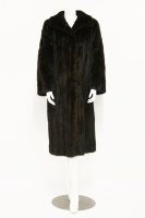 Lot 1414 - A dark brown mink fur