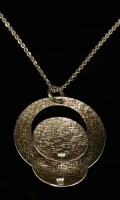 Lot 1617 - A silver Kupittaan Kulta pendant on chain