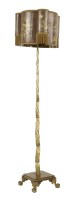 Lot 627 - A narwhal tusk standard lamp