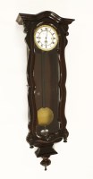 Lot 433 - A Vienna regulator wall clock