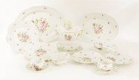 Lot 38 - An Herend 'Bouquet of Flowers' pattern dinner/tea service for twelve place settings