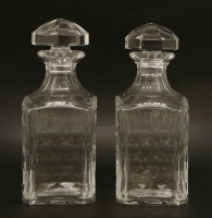 Lot 73 - A pair of Baccarat whisky decanters