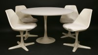 Lot 560 - An Arkana circular white table