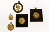 Lot 92 - A George IV commemorative gilt medal
