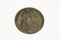 Lot 96 - A William and Mary silver coronation medal