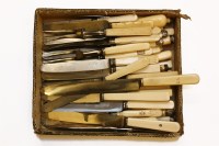 Lot 285 - Various silver plated cutlery