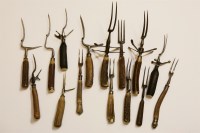 Lot 159 - A box of carving knives and forks