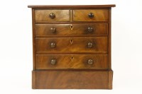 Lot 426 - A Victorian mahogany miniature chest