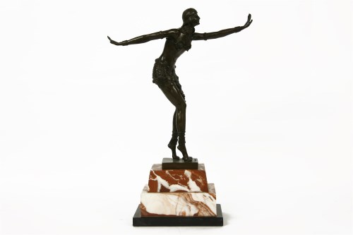 Lot 373 - An Art Deco bronze of a dancer