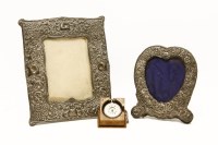 Lot 75 - Two silver photo frames