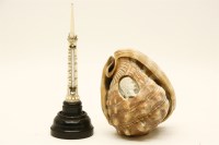 Lot 149 - A carved sea shell
