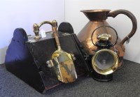 Lot 336 - A large copper measure