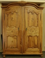 Lot 471 - A 19th century Swiss armoire