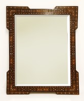 Lot 550 - A Persian wall mirror