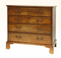 Lot 552 - A George III mahogany chest of drawers