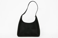 Lot 156 - A Longchamp black leather ladies handbag