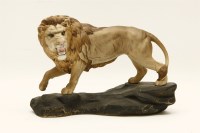 Lot 356 - A large Beswick figure of a lion roaring